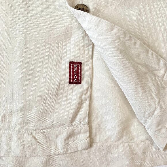 Tommy Bahama Silk Button Up Camp Collar Short Sleeve Shirt Resort Wear Vacation - Picture 6 of 10